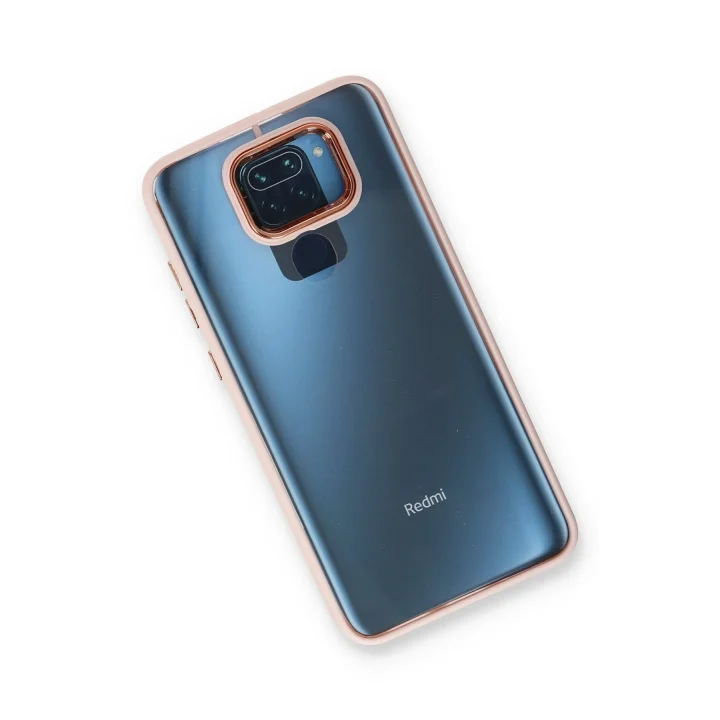 Mey İthalat®  Xiaomi Redmi Note 9 Kılıf Dora Kapak - Pudra