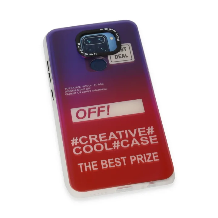 Mey İthalat®  Xiaomi Redmi Note 9 Kılıf Estoril Desenli Kapak - Estoril - 9