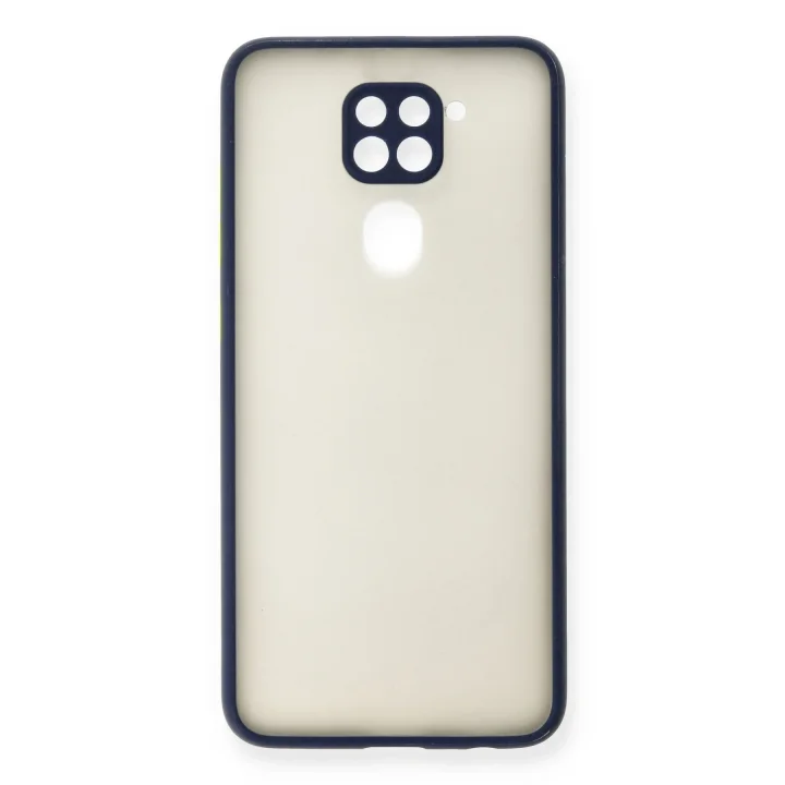 Mey İthalat®  Xiaomi Redmi Note 9 Kılıf Montreal Silikon Kapak - Lacivert