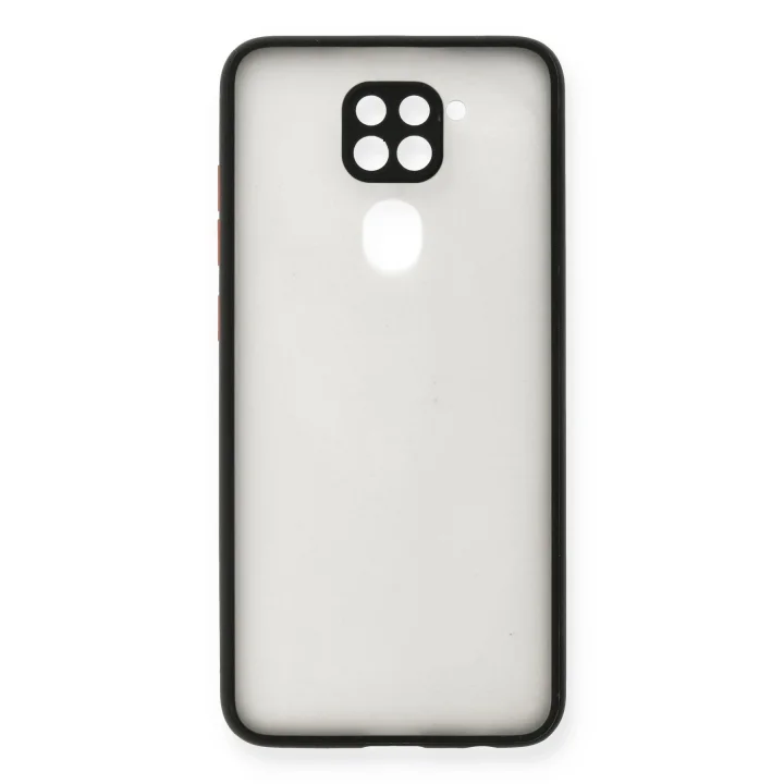Mey İthalat®  Xiaomi Redmi Note 9 Kılıf Montreal Silikon Kapak - Siyah