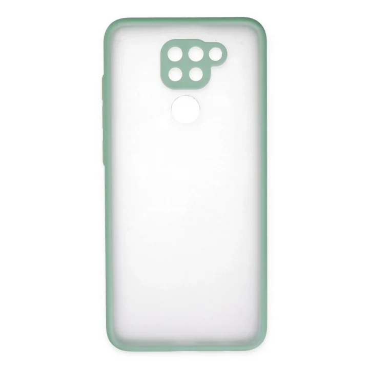 Mey İthalat®  Xiaomi Redmi Note 9 Kılıf Montreal Silikon Kapak - Turkuaz