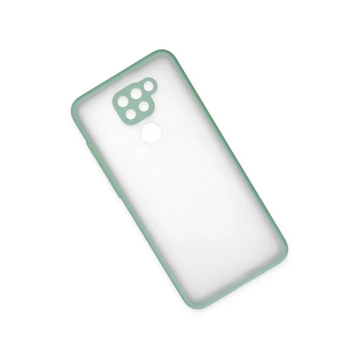 Mey İthalat®  Xiaomi Redmi Note 9 Kılıf Montreal Silikon Kapak - Turkuaz