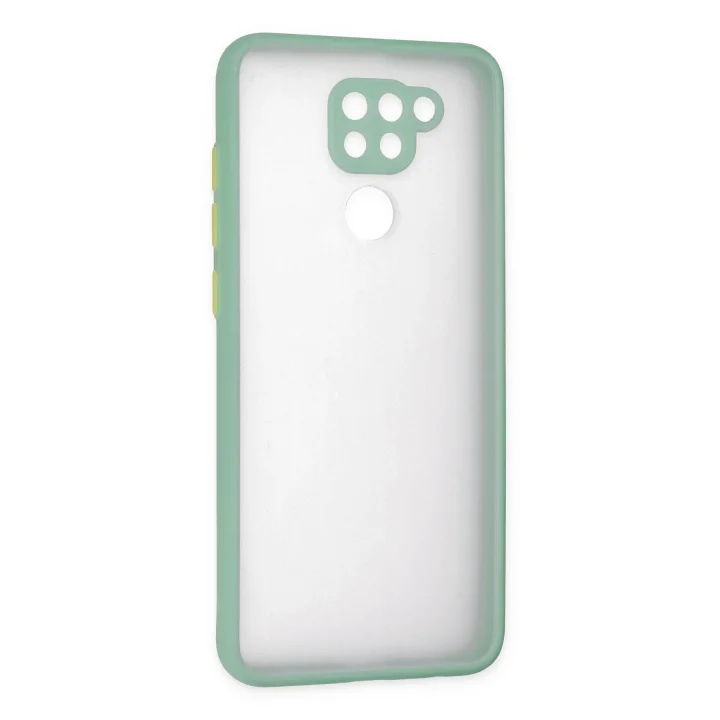 Mey İthalat®  Xiaomi Redmi Note 9 Kılıf Montreal Silikon Kapak - Turkuaz