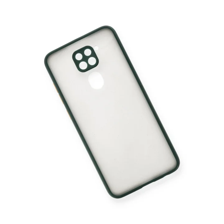 Mey İthalat®  Xiaomi Redmi Note 9 Kılıf Montreal Silikon Kapak - Yeşil