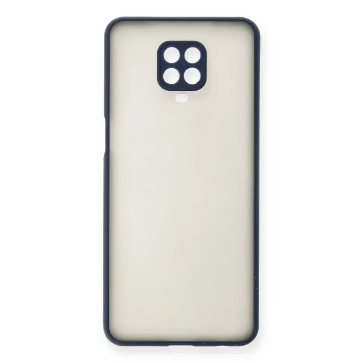 Mey İthalat®  Xiaomi Redmi Note 9 Pro Kılıf Montreal Silikon Kapak - Lacivert