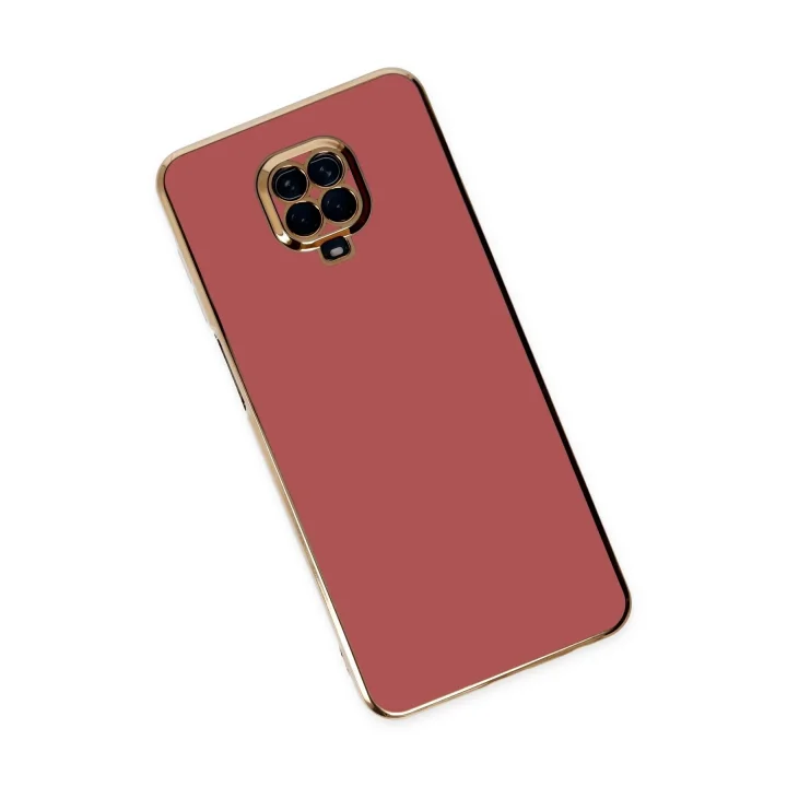 Mey İthalat®  Xiaomi Redmi Note 9 Pro Kılıf Volet Silikon - Kırmızı