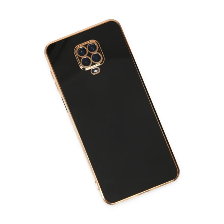 Mey İthalat®  Xiaomi Redmi Note 9 Pro Kılıf Volet Silikon - Siyah