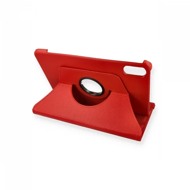 Mey İthalat®  Xiaomi Redmi Pad 2 Kılıf 360 Tablet Deri Kılıf - Kırmızı