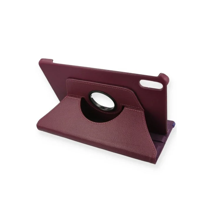 Mey İthalat®  Xiaomi Redmi Pad 2 Kılıf 360 Tablet Deri Kılıf - Mürdüm