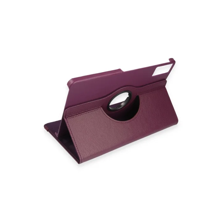 Mey İthalat®  Xiaomi Redmi Pad Kılıf 360 Tablet Deri Kılıf - Mürdüm