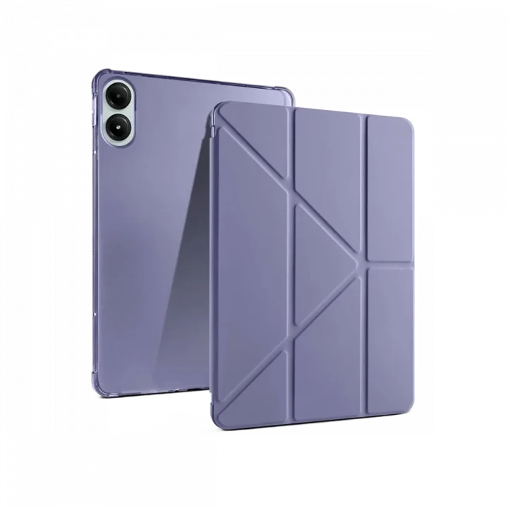 Mey İthalat®  Xiaomi Redmi Pad Pro 12.1 Kılıf Kalemlikli Mars Tablet Kılıfı - Lavender