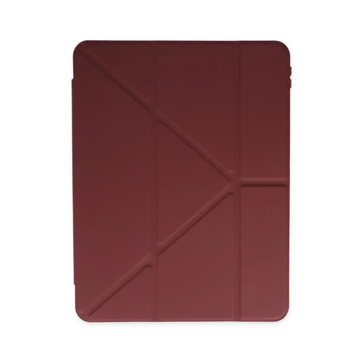 Mey İthalat®  Xiaomi Redmi Pad SE Kılıf Kalemlikli Mars Tablet Kılıfı - Mürdüm