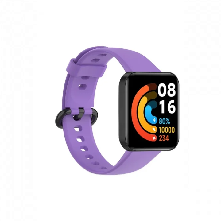 Mey İthalat®  Xiaomi Redmi Watch 2 Klasik Kordon - Lila