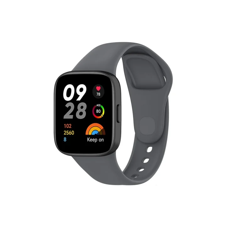 Mey İthalat®  Xiaomi Redmi Watch 3 Klasik Kordon - Füme