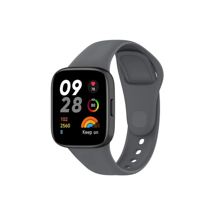 Mey İthalat®  Xiaomi Redmi Watch 3 Klasik Kordon - Füme