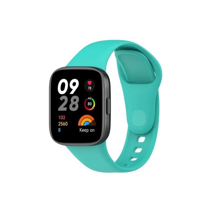 Mey İthalat®  Xiaomi Redmi Watch 3 Klasik Kordon - Turkuaz