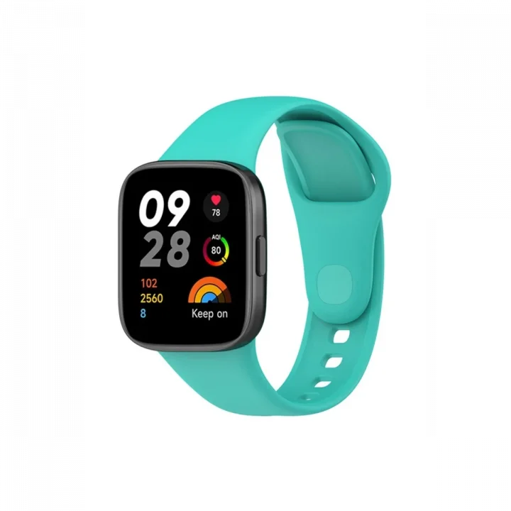Mey İthalat®  Xiaomi Redmi Watch 3 Klasik Kordon - Turkuaz