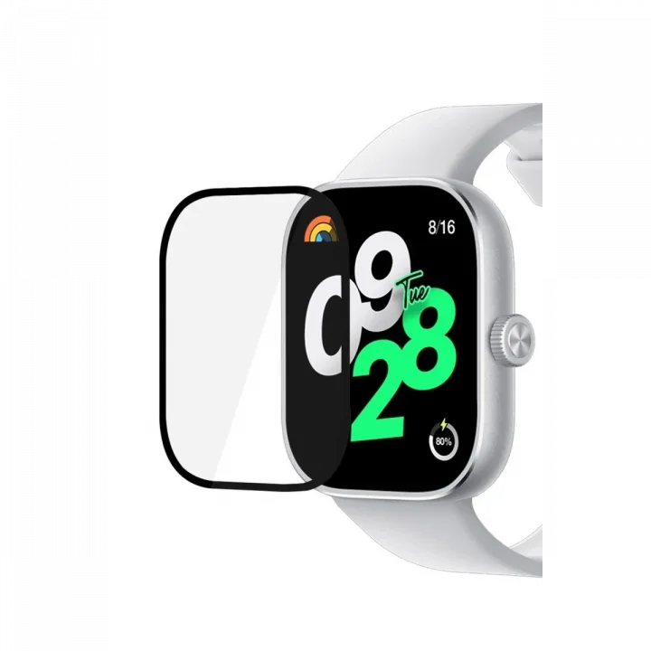 Mey İthalat®  Xiaomi Redmi Watch 4 Polymer Nano Ekran Koruyucu - Şeffaf