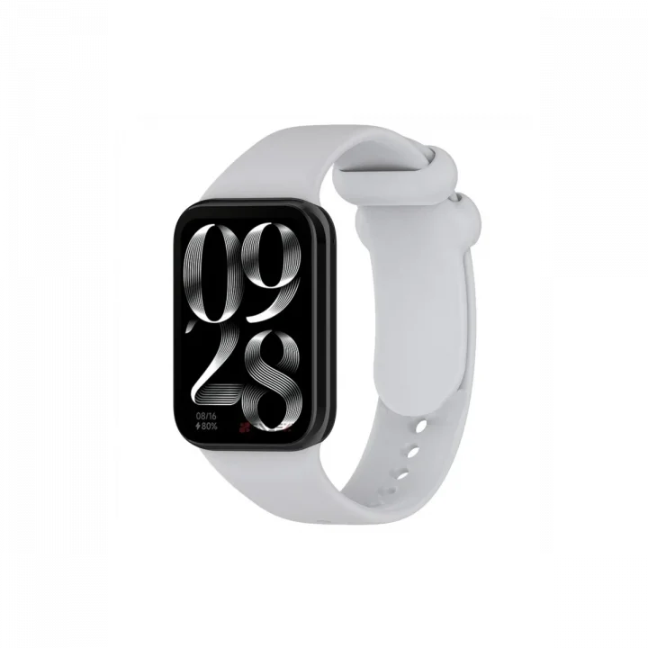 Mey İthalat®  Xiaomi Smart Band 8 Pro Klasik Kordon - Açık Gri