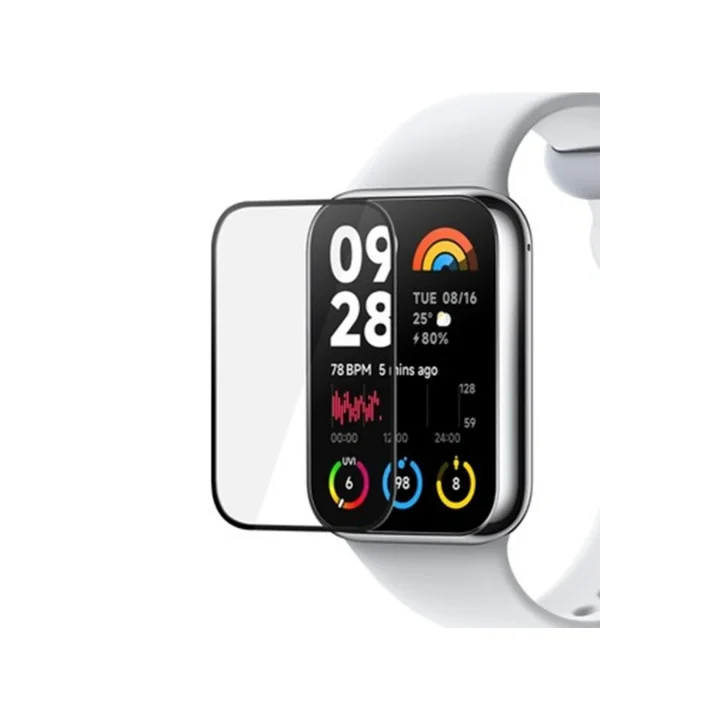 Mey İthalat®  Xiaomi Smart Band 8 Pro Polymer Nano Ekran Koruyucu - Şeffaf
