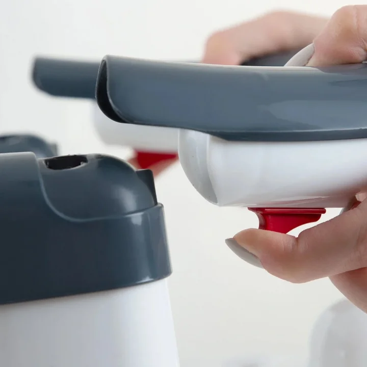 Mey İthalat®  Yandan Açılır Banyo & Mama Oturağı Antrasit