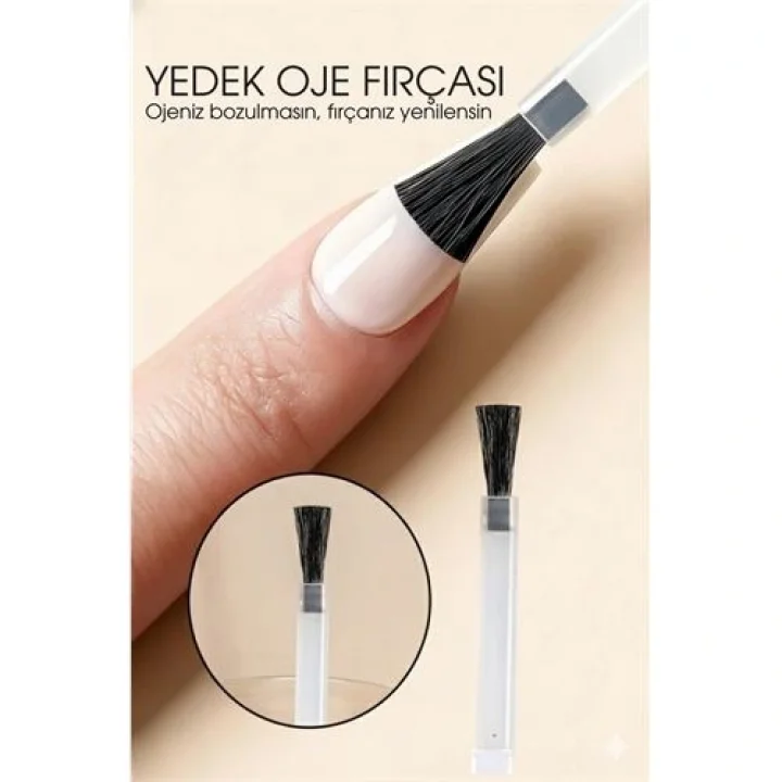 Mey İthalat® Yedek Oje Fırçası - Tırnak Cila Fırçası 722435