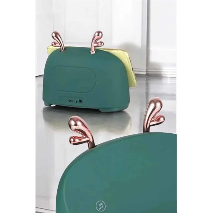 Mey İthalat® Yeni Nesil Akıllı Hoparlör Telefon Tutacağı Uzun Pil Ömrü Yüksek Ses Kaliteli