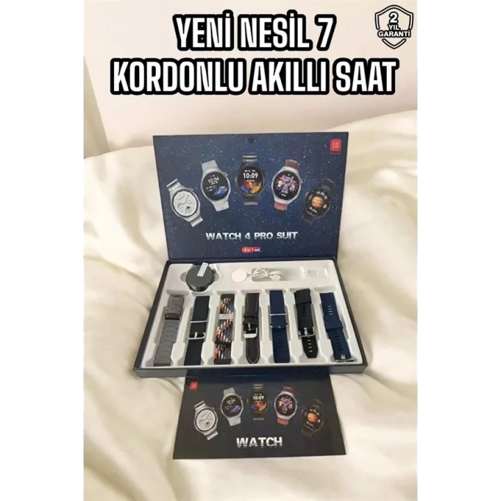 Mey İthalat® Yeni Nesil Akıllı Saat 2024 Model Uyku ve Sağlık Takibi Bluetooth Bağlantılı