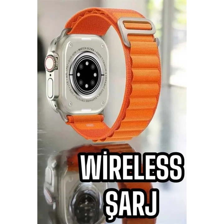 Mey İthalat® Yeni Nesil Akıllı Saat Nabız Ölçer Sağlık Ölçer ve Kalori Ölçer Uyku Takibi NFC Özelliği