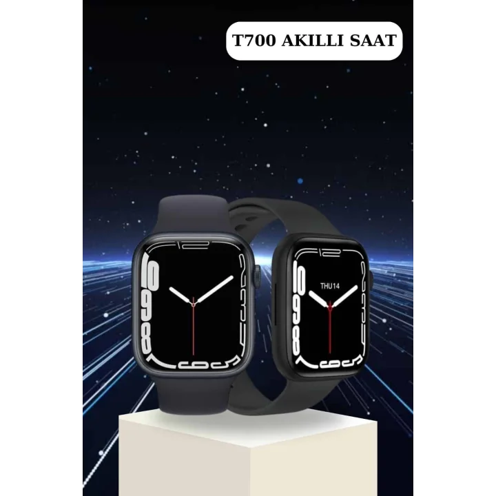 Mey İthalat® Yeni Nesil Akıllı Saat ve Kablosuz Kulaklık Kampanyası İkili Set Bluetooth Bağlantılı