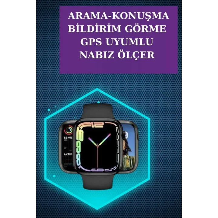 Mey İthalat® Yeni Nesil Akıllı Saat ve Kablosuz Kulaklık Kampanyası İkili Set Bluetooth Bağlantılı