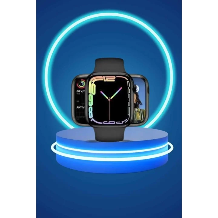Mey İthalat® Yeni Nesil Akıllı Saat ve Ucuz Kaliteli Bluetooth Kablosuz Kulaklık Amoled Ekran