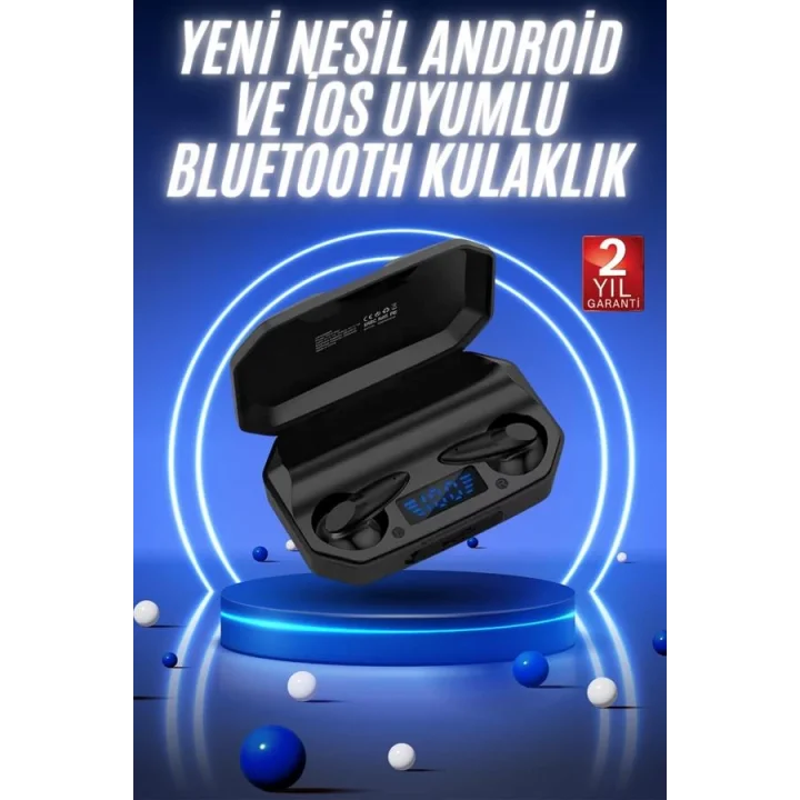 Mey İthalat® Yeni Nesil Android ve İOS Uyumlu Siyah Profesyonel  Kulaklığı