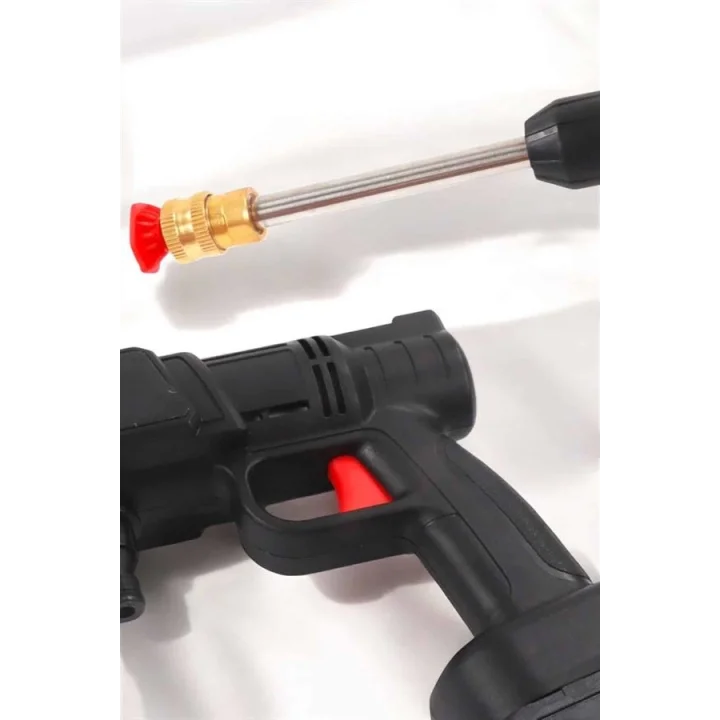 Mey İthalat® Yeni Nesil Araç Yıkama Şarjlı Tabancası Basınçlı Su Hazneli