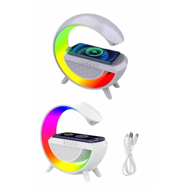 Mey İthalat® Yeni Nesil Bluetooth Hoparlör Speaker 5.0 Taşınabilir G Şeklinde Powerbankli