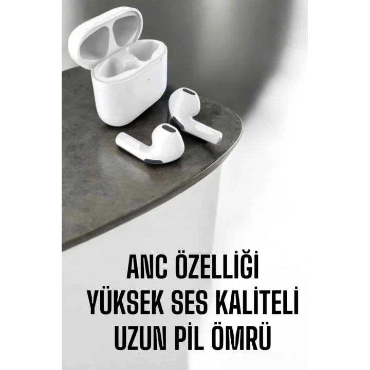 Mey İthalat® Yeni Nesil Pro Bluetooth Kulaklık Uzun Pil Ömrü Beyaz