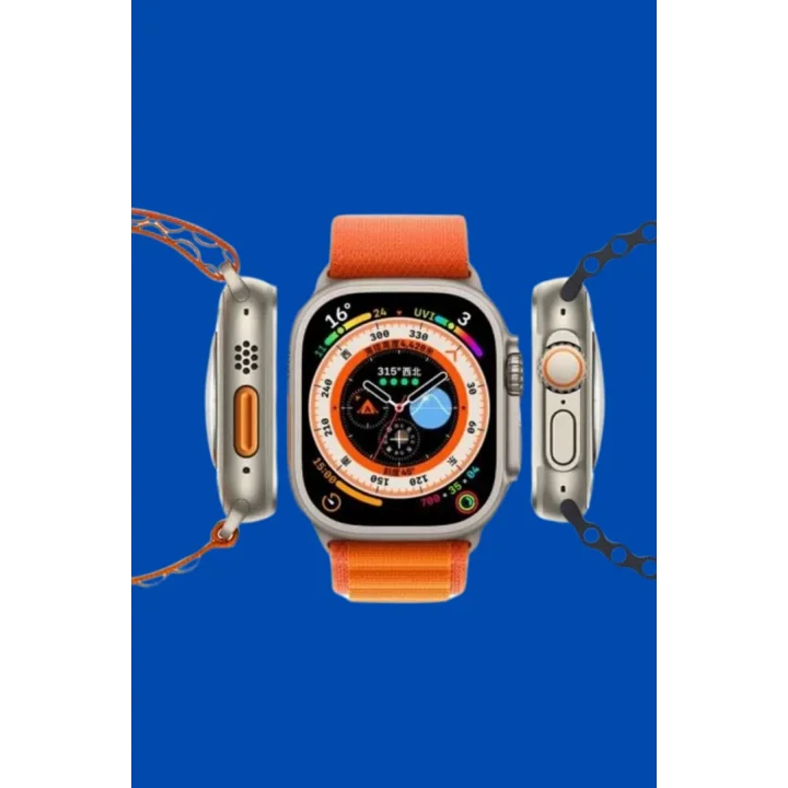 Mey İthalat® Yeni Nesil Ultra Akıllı Saat Adımsayar Uyku Takibi Nabız Sensörü