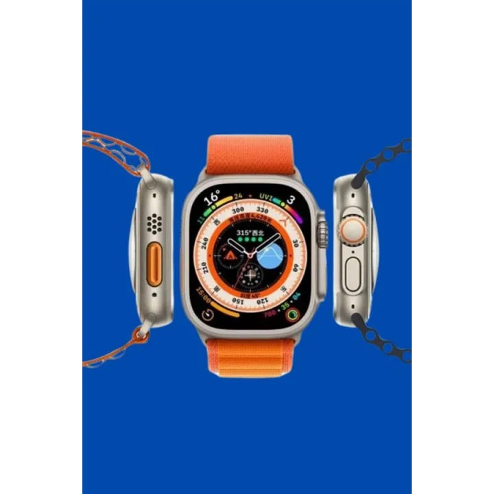 Mey İthalat® Yeni Nesil Ultra Akıllı Saat Adımsayar Uyku Takibi Nabız Sensörü