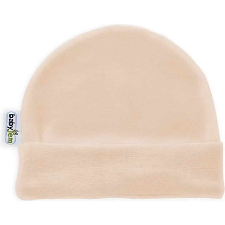 Mey İthalat®  Yenidoğan Bebe Şapka 397 Somon