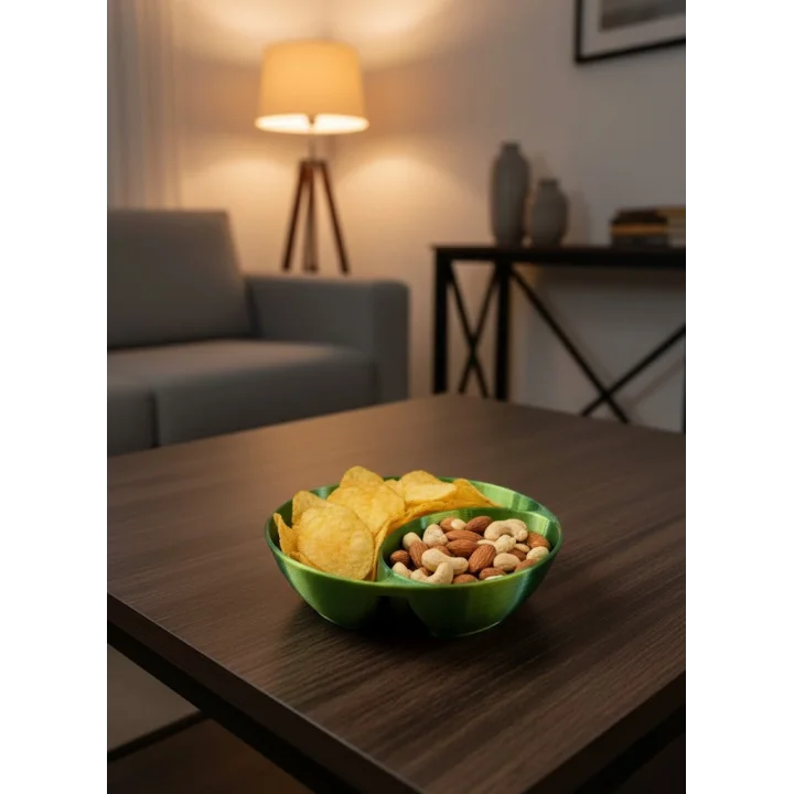 Mey İthalat® Yeşil Çerezlik Kase Seti 4 Adet 3x12 cm