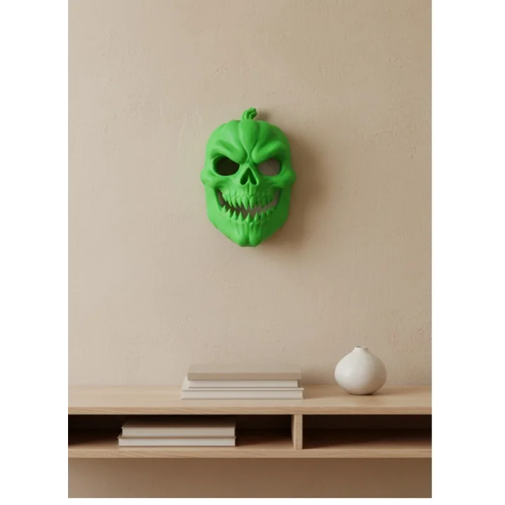 Mey İthalat® Yeşil Dekoratif Korku Maskesi Duvar Süsü
