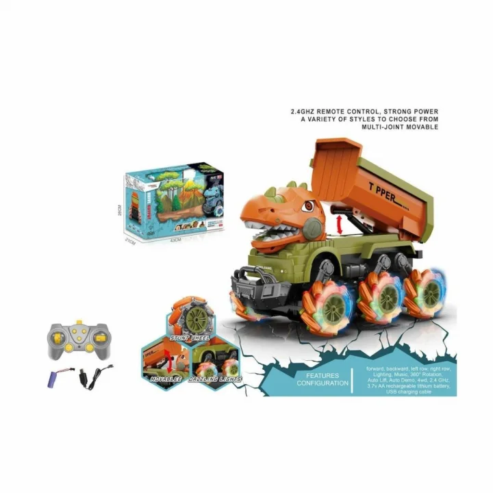 Mey İthalat® YJ-078-4 Kumandalı Sesli ve Işıklı Dinazor -Vardem