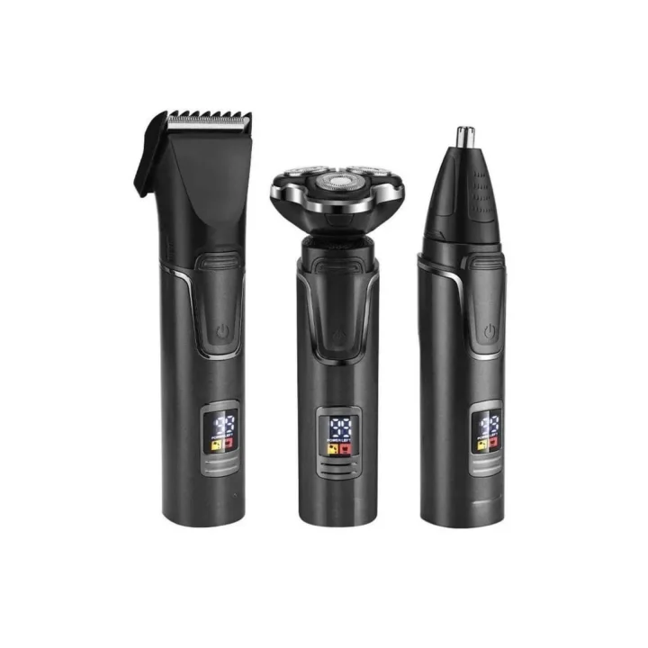 Mey İthalat® Yüksek Performanslı 3 Başlıklı Profesyonel Şarjlı Islak ve Kuru Kullanıma Uygun