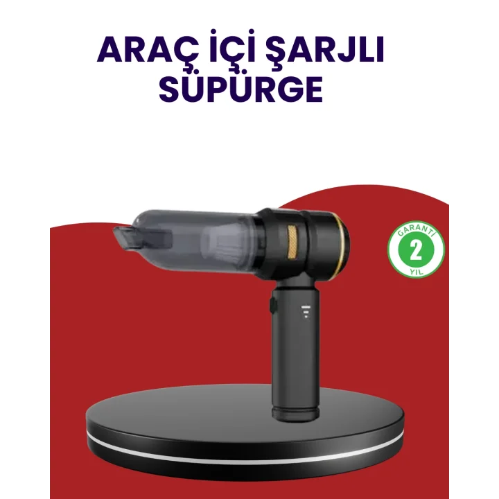 Mey İthalat® Yüksek Performanslı Araç İçi El Süpürgesi