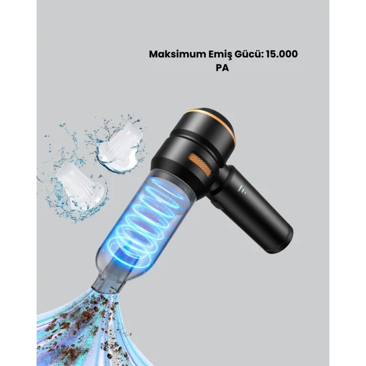 Mey İthalat® Yüksek Performanslı Araç İçi El Süpürgesi