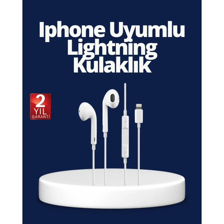 Mey İthalat® Yüksek Ses Kaliteli Mikrofonlu Kablolu Kulak İçi Kulaklık