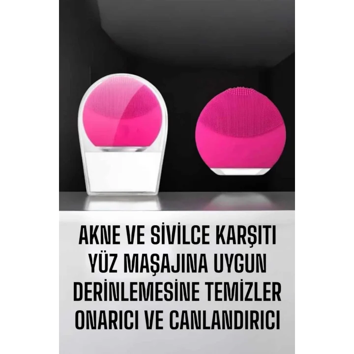 Mey İthalat® Yüz Temizleme Aleti Genç Görünüm Sağlayan, Kan Dolaşımını Hızlandıran, Kablosuz ve Taşınabilir
