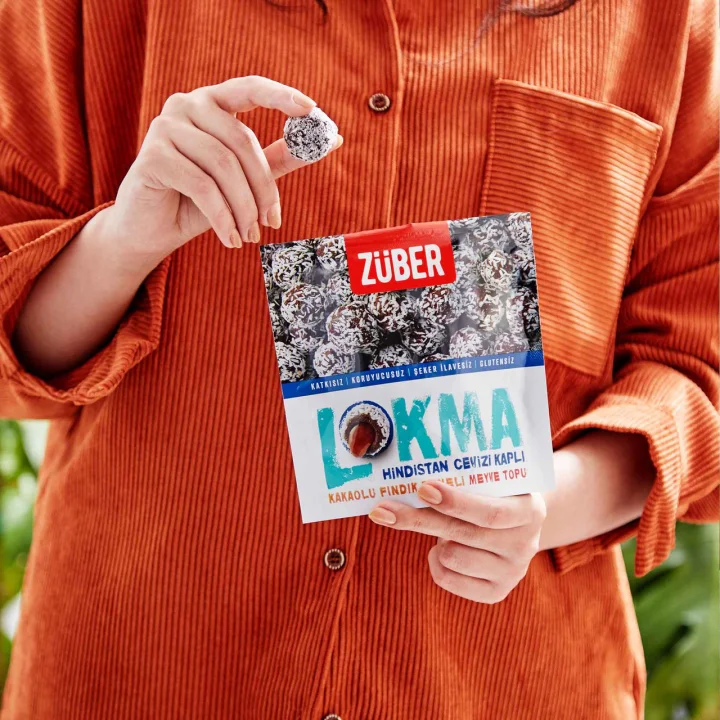 Mey İthalat®   Lokma Meyve Topu 96 Gr Hindistan Cevizli