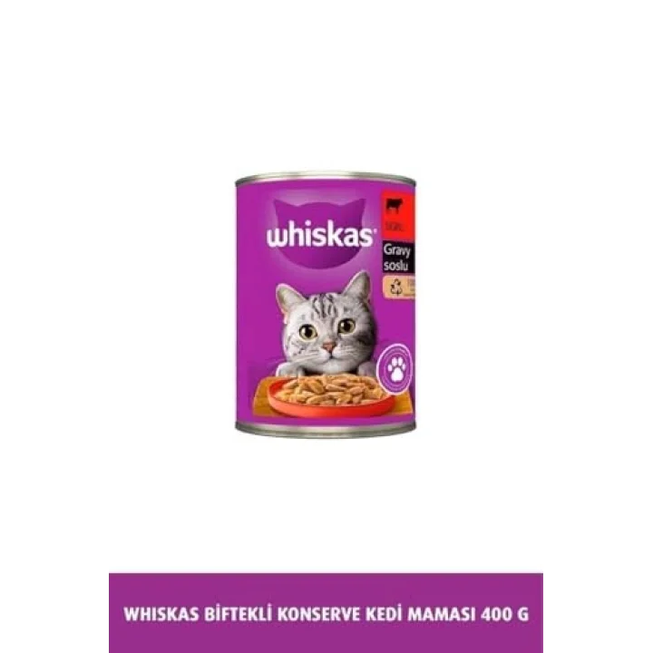 Biftekli Konserve Kedi Maması 400 G