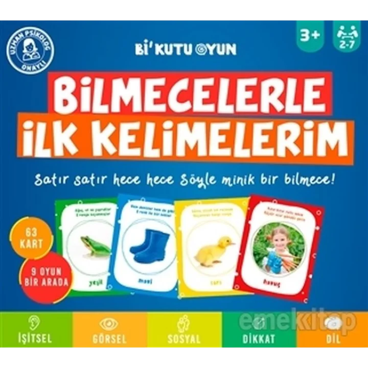 Bilmecelerle İlk Kelimelerim